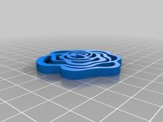 Rose Ornament 3D Printer Model