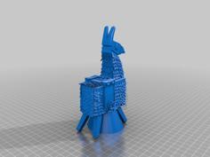 Season 7 Fortnite Llama Christmas (XMas) Tree Topper 3D Printer Model