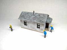 N Scale Small Railroad Office 3D Printer Model