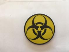 Stackable Biohazard Coasters 3D Printer Model