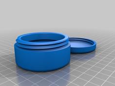 Screwtop Hockey Puck Box 3D Printer Model