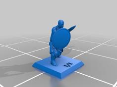 Soldier Token – 1/1 – Magic: The Gathering 3D Printer Model