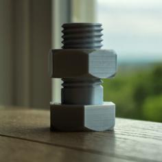 Secret Stash Bolt – Customizable 3D Printer Model