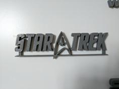 Star Trek Logo 3D Printer Model