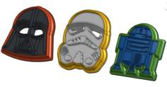 Star Wars Cookie Cutters 3D Printer Model