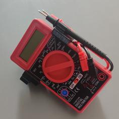 Harbor Freight Multimeter Probe Holder 3D Printer Model