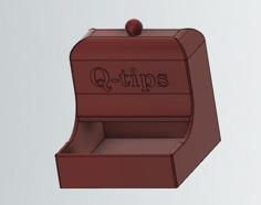 Q-tip Holder 3D Printer Model