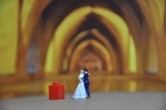 Dancing Wedding Couple 1/87 Scale (H0) 3D Printer Model