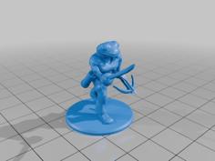 1/56th Scale (28mm) Mutant Frog Boyz 3D Printer Model