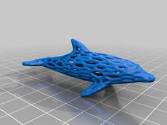 Voronoi Dolphin 3D Printer Model