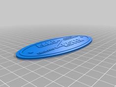 LAND ROVER Solihull Warwickshire England Badge 3D Printer Model