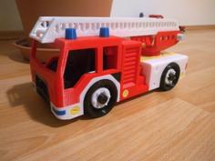 Fire Truck Toy 3D Printer Model