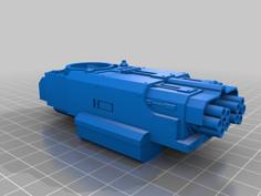 Vulcan Mega Bolter 3D Printer Model