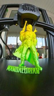 The Mandalorian (Support Free) ✰✰✰ 2 Versions 3D Printer Model