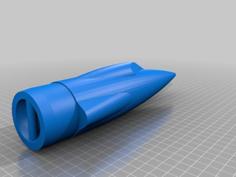 X-15 Model Rocket Nose Cone 3D Printer Model