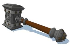 Warcraft Doomhammer 3D Printer Model