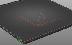 Tactile Image: Arc And Line 3D Printer Model