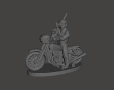 Bad Cop / Bronze 20mm Biker – Dark Future / Gasland Miniature 3D Printer Model