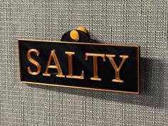 Salty Sign 3D Printer Model