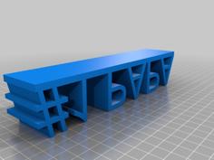 #1 PAPA NAME SIGN 3D Printer Model