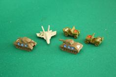 Buildings And Military Units For King Of New York 3D Printer Model