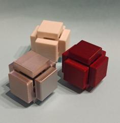 3 Piece Burr Key-o – Designed By Osanori Yamamoto 3D Printer Model