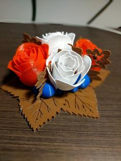 Corsage (Multimaterial Remix) 3D Printer Model