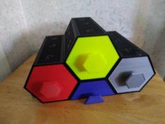 Modular Hexagonal Drawers 3D Printer Model