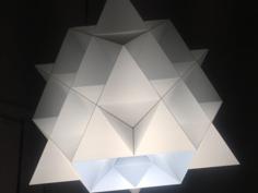 64 Tetrahedron Grid Lamp 3D Printer Model