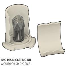 DIY D20 – Resin Casting Kit 3D Printer Model