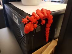 Articulated Lizard Internal Magnets 3D Printer Model