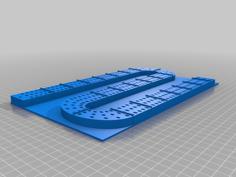 Cribbage Board – 3 Player 3D Printer Model