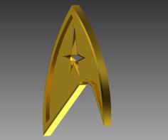 Star Trek Badge 3D Printer Model