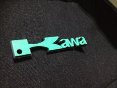 Key Chain Kawasaki 3D Printer Model