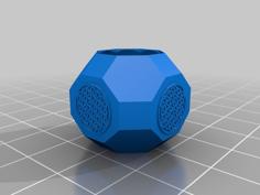 Geometric Tree Of Life Flower Pot 3D Printer Model