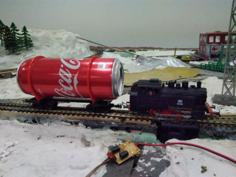 The Coca-cola Wagon In HO Scale 1:87 3D Printer Model