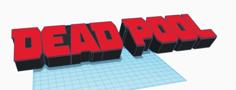 Dead Pool Bookend 3D Printer Model