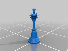 Kingdom Hearts 3 Sora Chess King 3D Printer Model