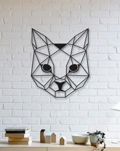 Cat Wall Sculpture 2D II 3D Printer Model