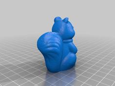 Snow Squirrel For Sylvanian Families Winter Scene 3D Printer Model