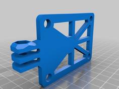 Skate Riser Pad GoPro Mount 3D Printer Model