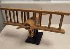 WW1 Biplane 3D Printer Model