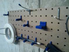 Peg Board Hanger 3D Printer Model