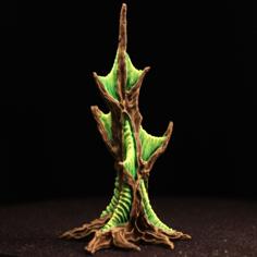 Tabletop Plant: “Webbing Tree” (Alien Vegetation 17) 3D Printer Model