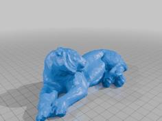 Decorative Tiger 3D Printer Model