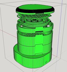 Caja Y Soportes Energia Libre 3D Printer Model