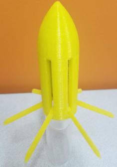 CO2 Rocket Fully Assembled 3D Printer Model