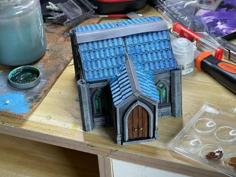 Simple Modular Gothic Building 3D Printer Model