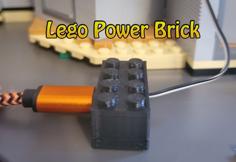 Lego Power Brick (micro USB Power For Lego Mods) 3D Printer Model