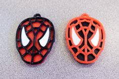 Spider-Man Keychain (Fitted, Multiple Pieces, No Dual Extruder Required) 3D Printer Model